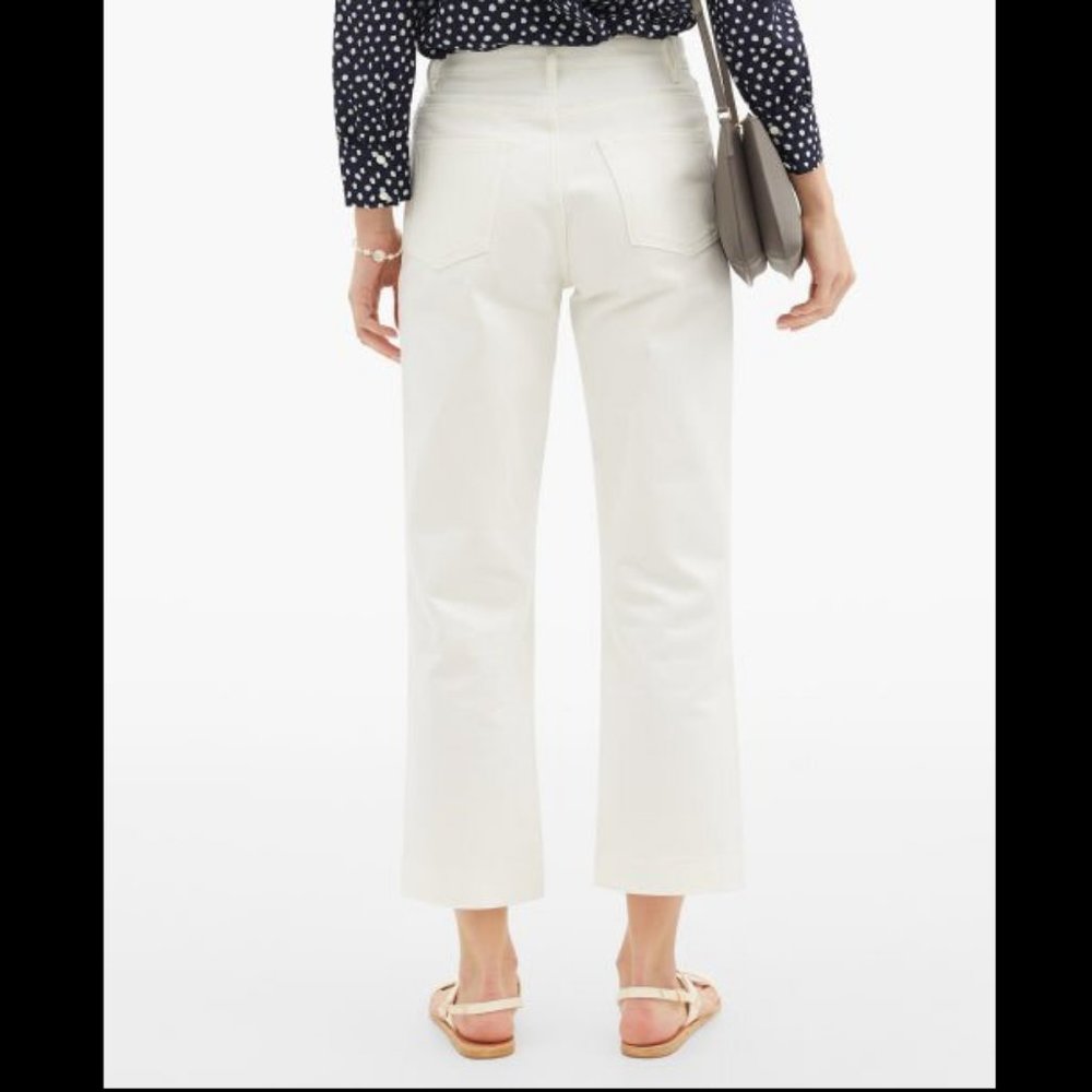 APC white Sailor jeans